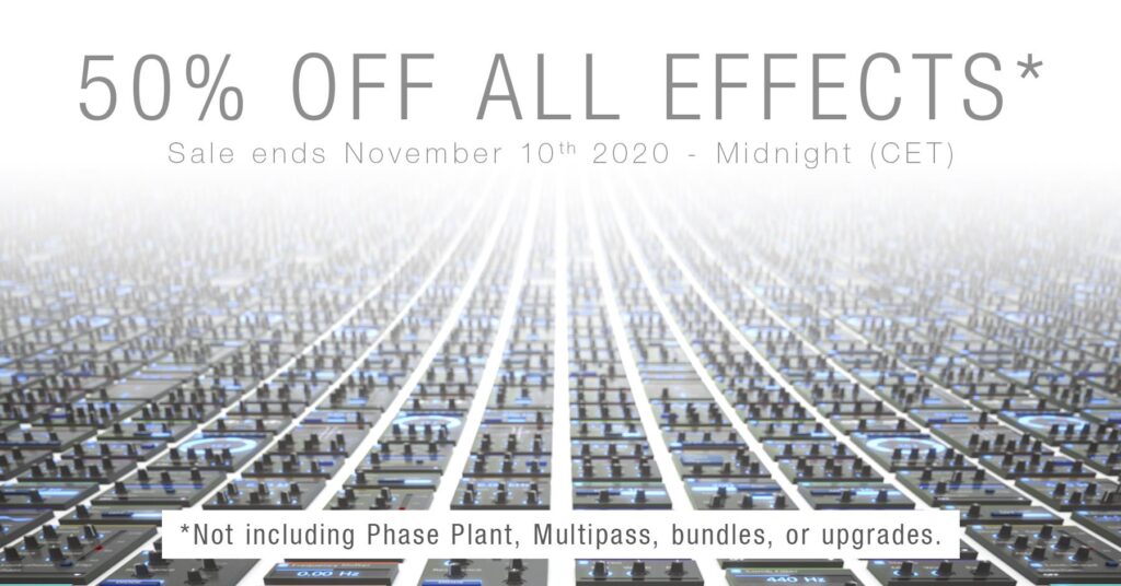Kilohearts Effects Sale: Get 50% off Disperser, Faturator, Dynamics, Tape Stop & more