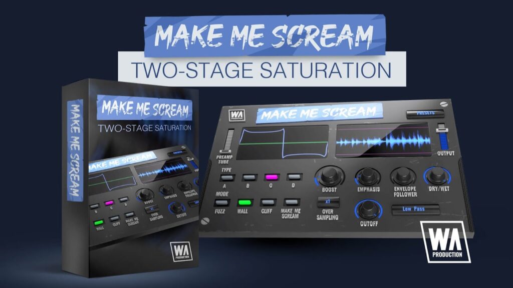 Make Me Scream 2-stage screaming distortion & saturation plugin launches at 90% intro discount