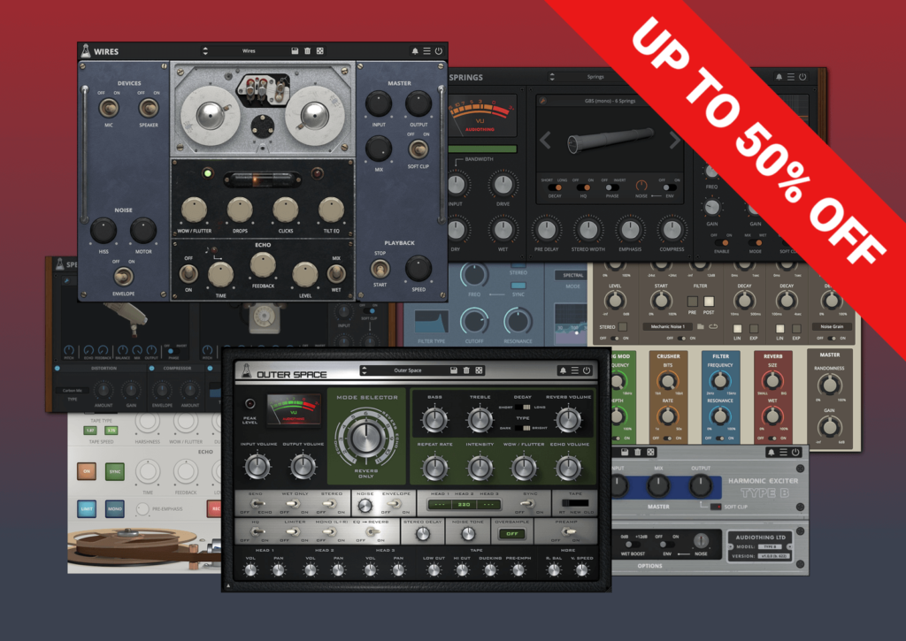 AudioThing Black Friday: Get up to 50% off on audio plugins