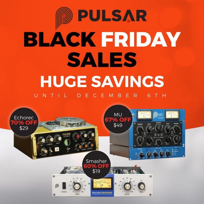 Pulsar Audio Black Friday Sale 2020