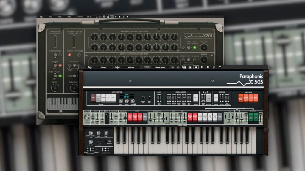 XILS-lab X201 Vocoder and XILS 505 string machine synth on sale at 50% OFF