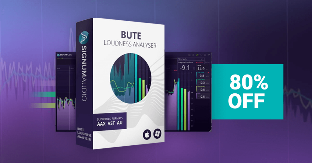 BUTE Loudness Analyser 2 by Signum Audio on sale for $19 USD