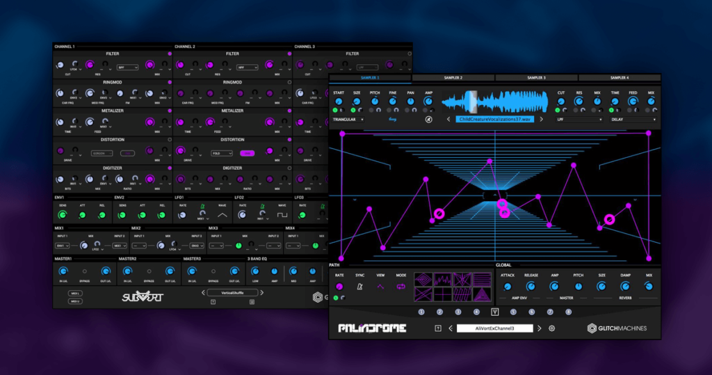 Glitchmachines Palindrome and Subvert plugins on sale at up to 90% OFF