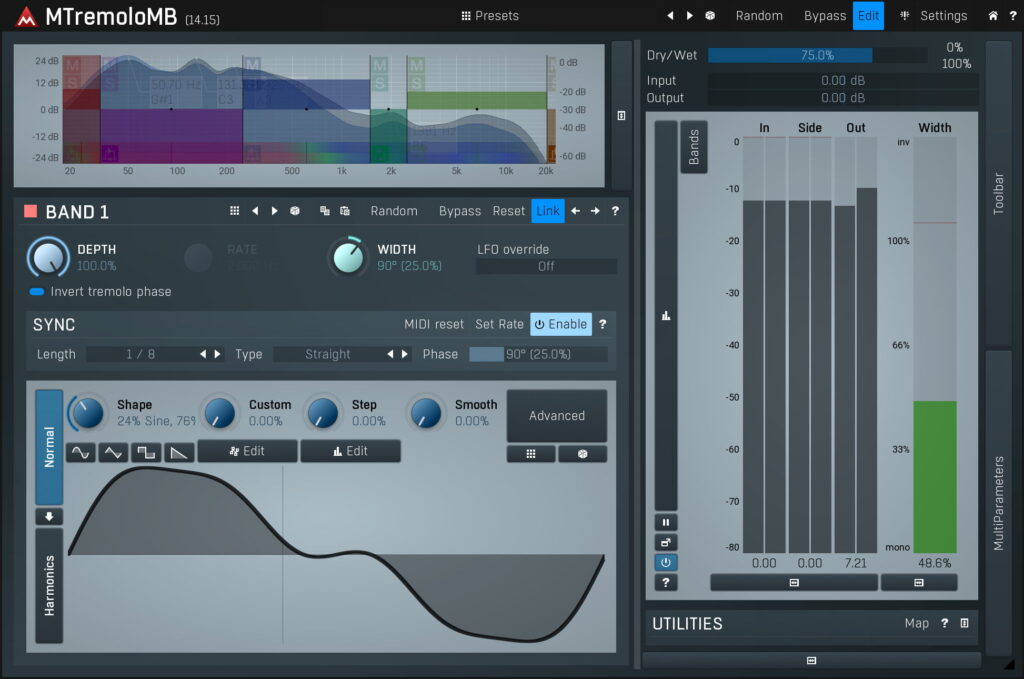 Save 50% on MAutoAlign, MStereoSpread, MDynamics and MTremoloMB