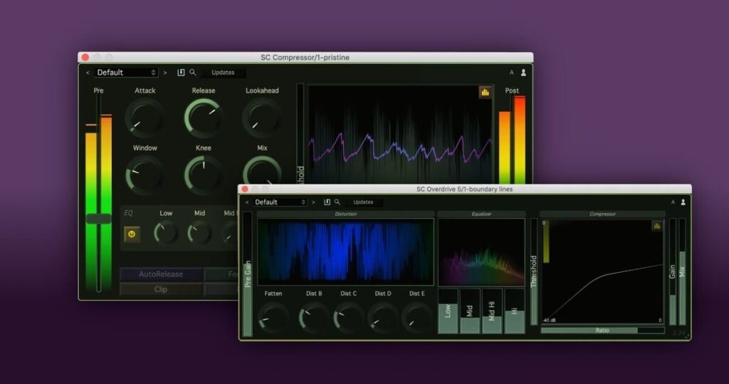 Stagecraft Compressor and Overdrive 5 plugins on sale at up to 70% OFF