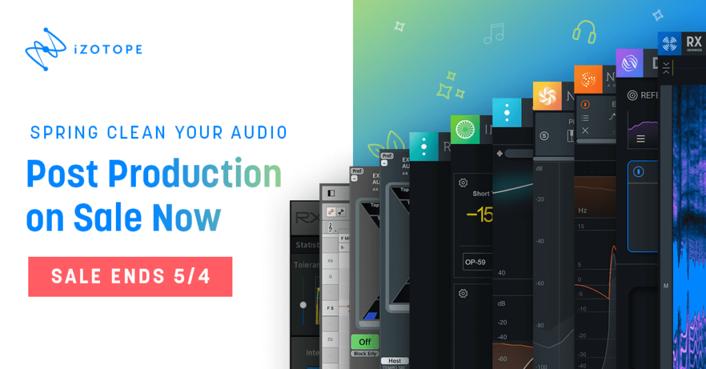 Save up to 40% on iZotope’s RX Post Production Suite 5 plugin bundle