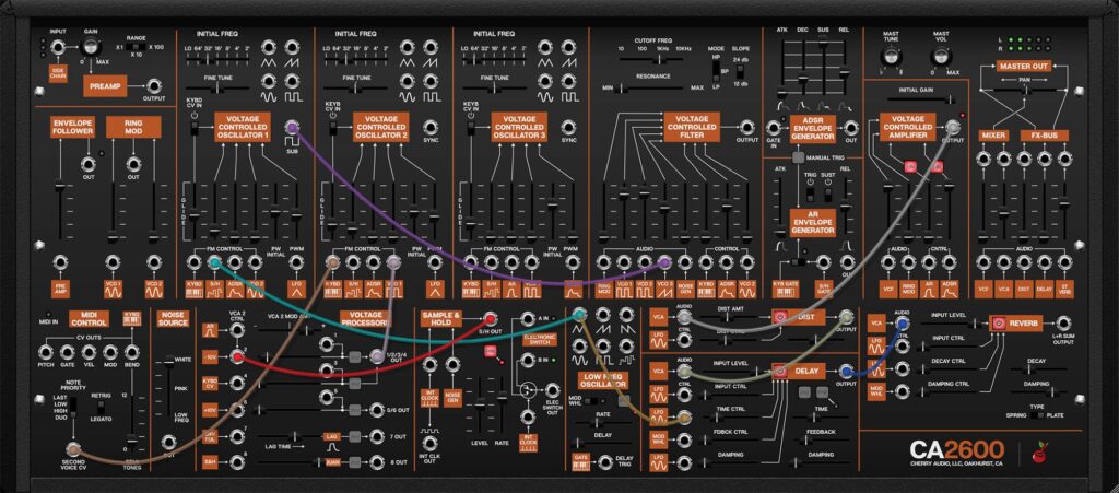 CA2600 Synthesizer plugin by Cherry Audio on sale for $19 USD