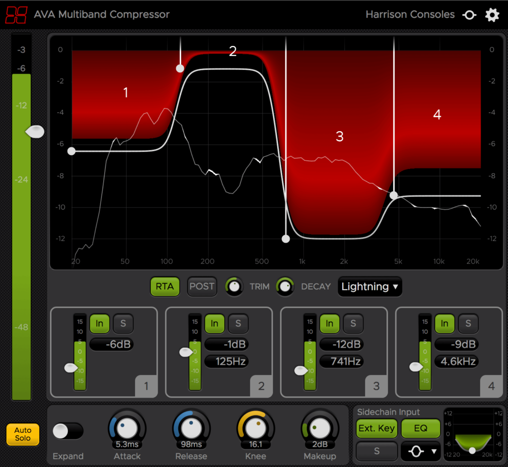 AVA Multiband Compressor by Harrison Consoles on sale for $19 USD