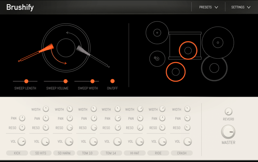 Brushify Pro drum kit instrument by Sampleson on sale for $39 USD