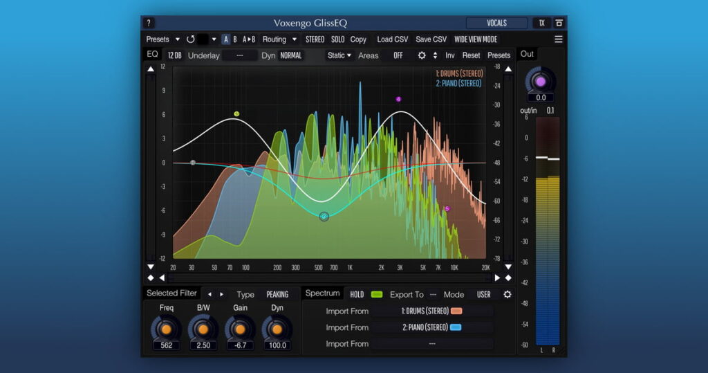 Voxengo GlissEQ parametric equalizer effect plugin on sale at 30% OFF