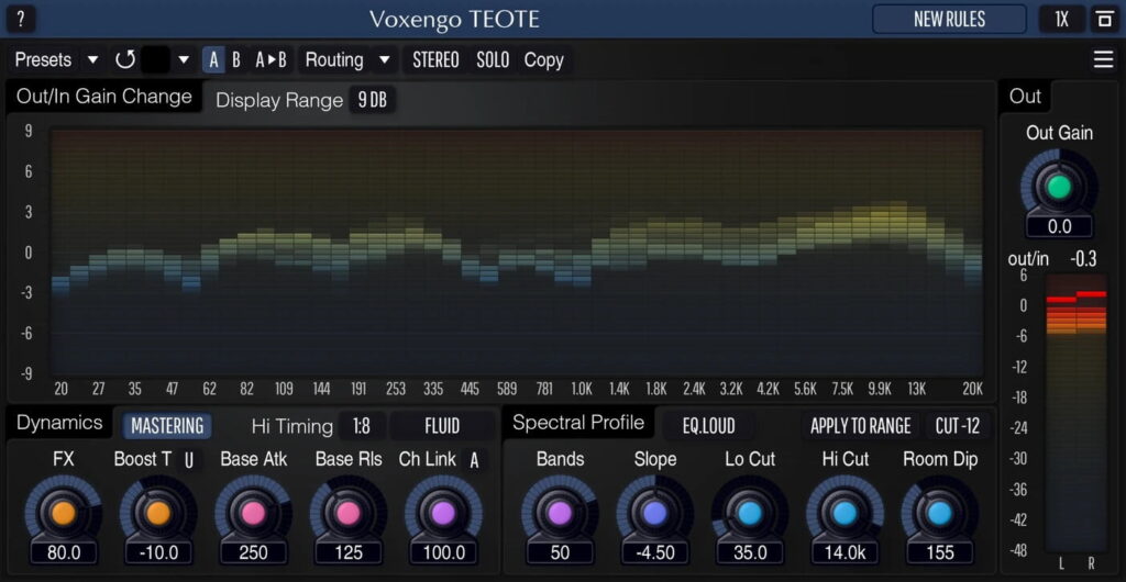 Voxengo TEOTE automatic spectral balancer plugin on sale at 30% OFF