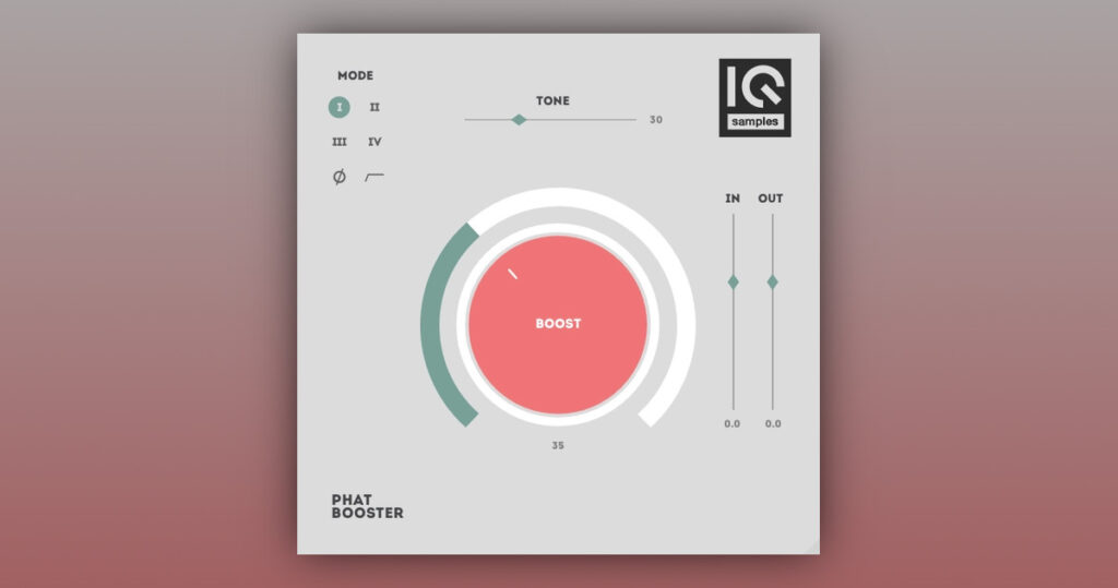 Phat Booster saturation plugin by IQ Samples on sale at 40% OFF
