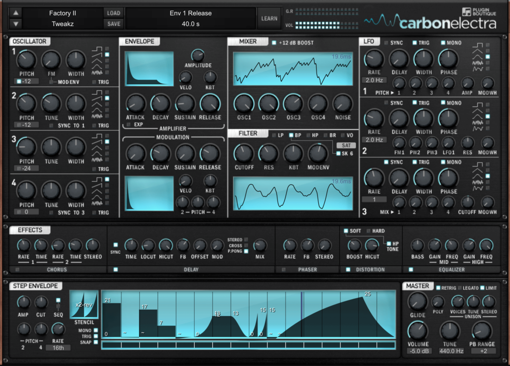 Plugin Boutique Carbon Electra software synthesizer on sale for $29 USD