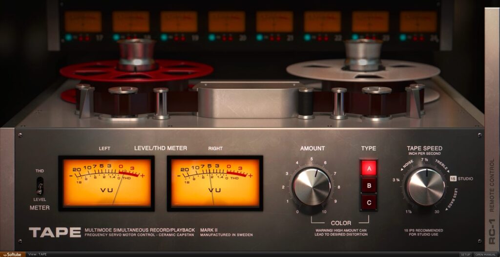 Add analog tape sound to your audio with Softube’s Tape, on sale for $49 USD