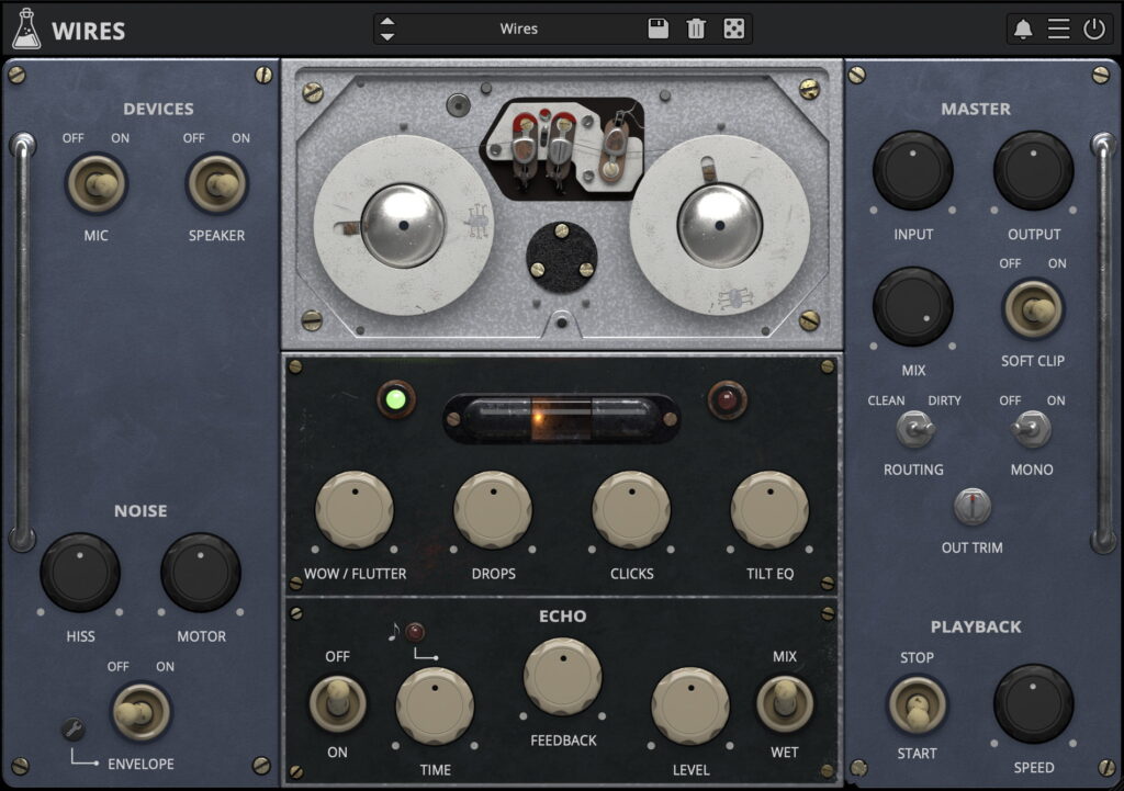 Wires Soviet wire recorder echo plugin by AudioThing on sale at 35% OFF