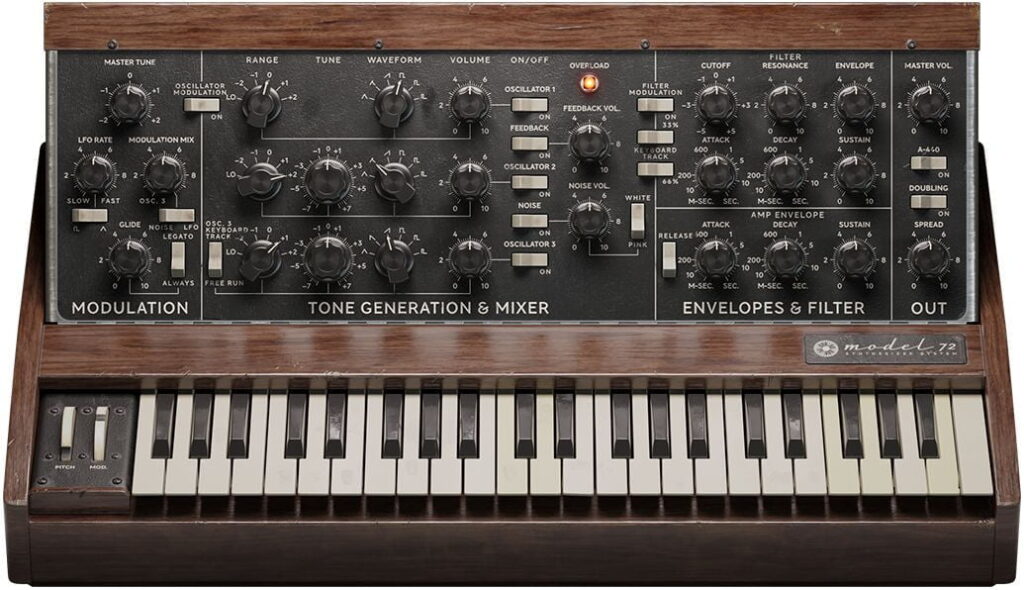 Softube Model 72 classic analog synthesizer on sale at 50% OFF