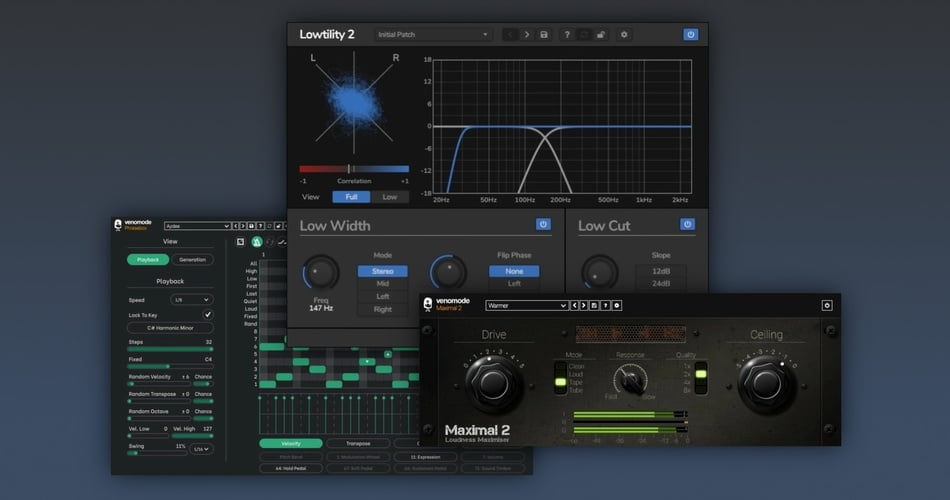 Save 70% on bundle of Phrasebox, Lowtility 2 & Maximal 2 by Venmode