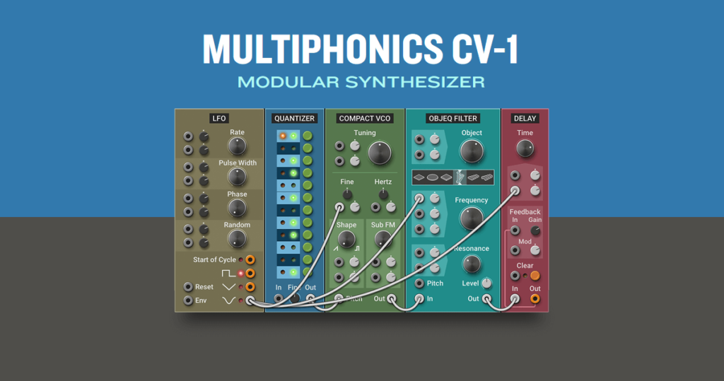 AAS Multiphonics CV-1 Modular Synthesizer on sale for $69 USD
