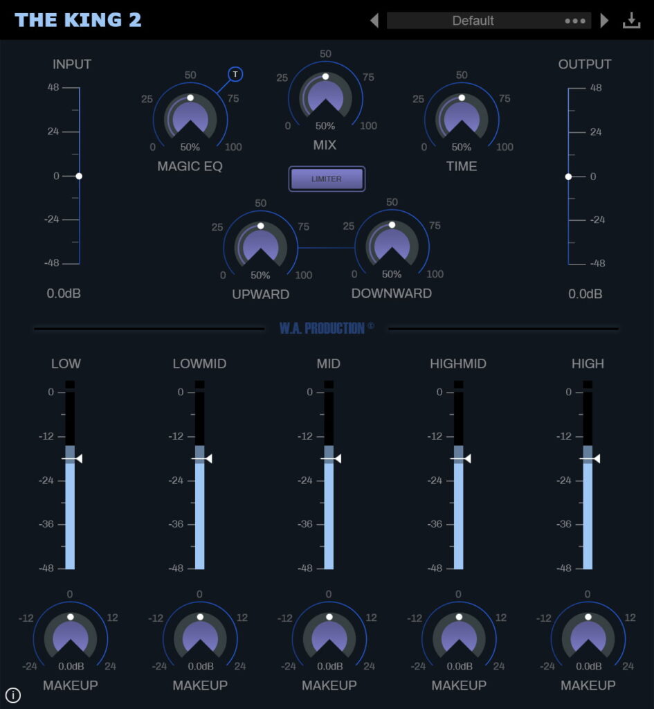 The King 2 multiband compressor by W.A. Production on sale at 92% OFF