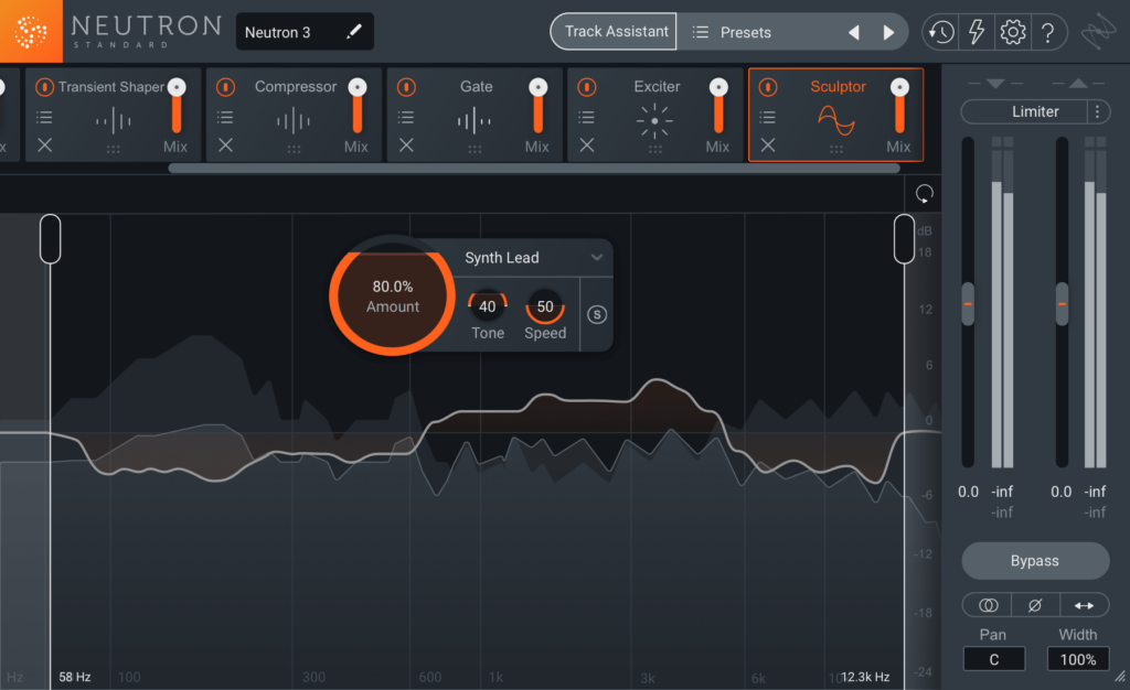 iZotope Neutron 3 Standard mixing plugin on sale for $79 USD
