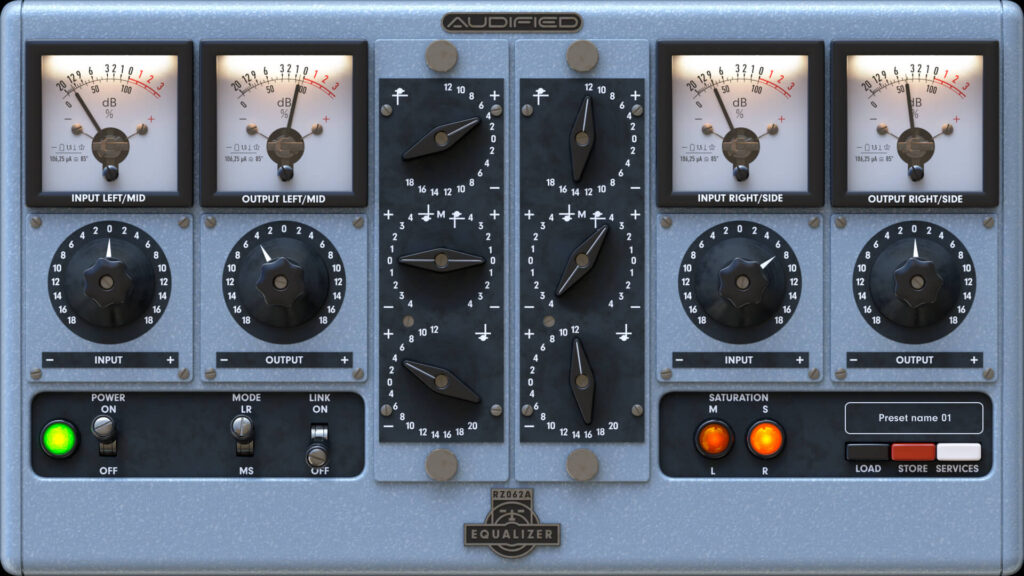 Save 50% on RZ062 Equalizer effect plugin suite by Audified