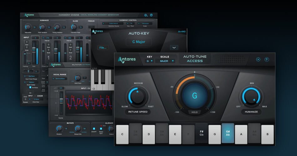 Save up to 70% on Antares Auto-Tune Access, Auto-Key, Harmony Engine & Mutator