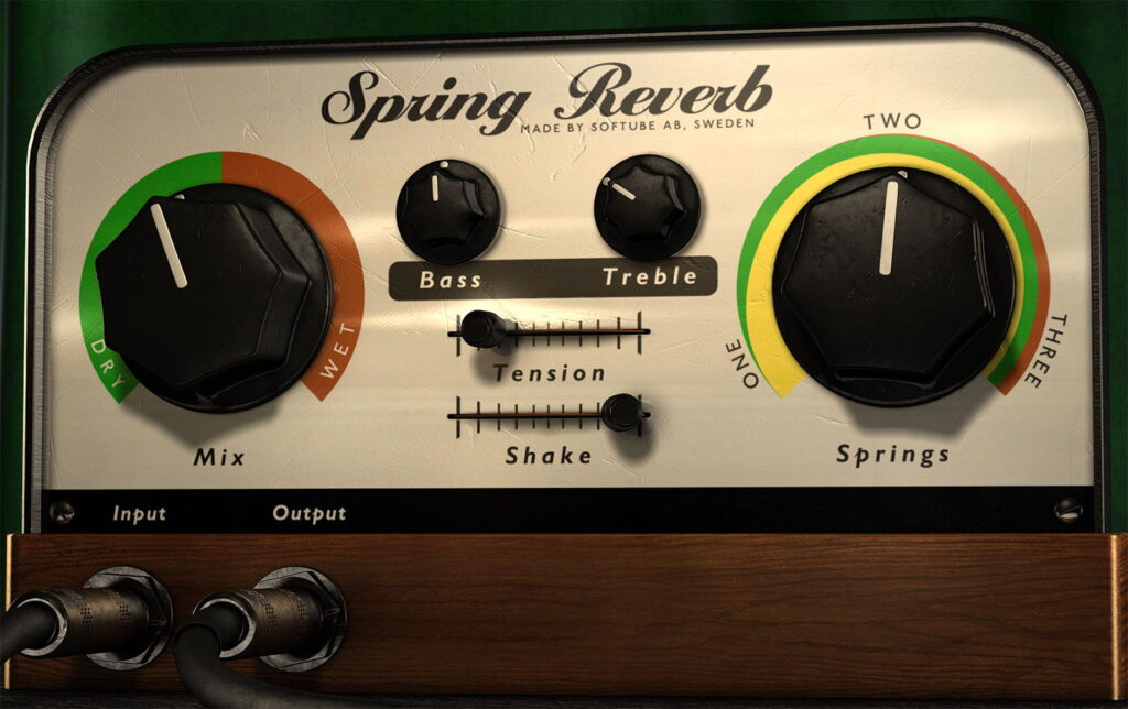 Spring Reverb effect plugin by Softube on sale for $29 USD