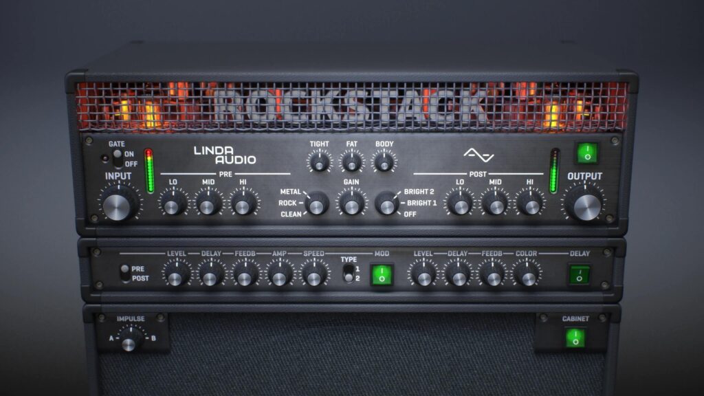 Linda RockStack amplifier plugin by Audified on sale for $25 USD