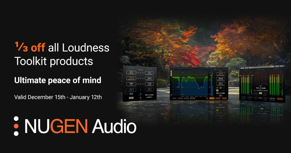 NUGEN Audio offers 33% OFF on Loudness Toolkit incl. individual plugins & extensions