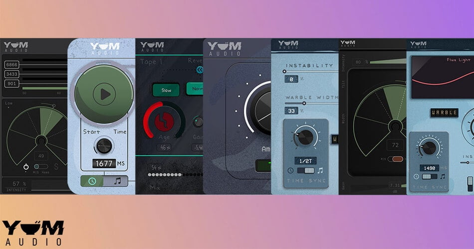 Save up to 60% on Yum Audio’s creative audio effect plugins