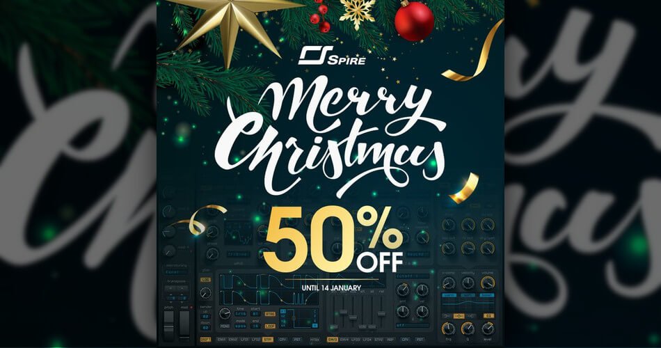 Reveal Sound updates Spire synthesizer to v1.5.5 + Christmas Sale