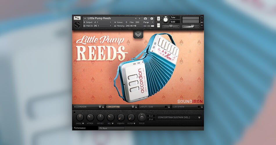 Soundiron Little Pump Reeds library for Kontakt on sale at 25% OFF