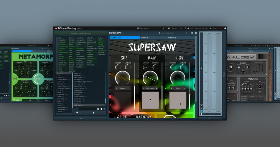 Save 60% on MSoundFactory modular instrument & FX plugin
