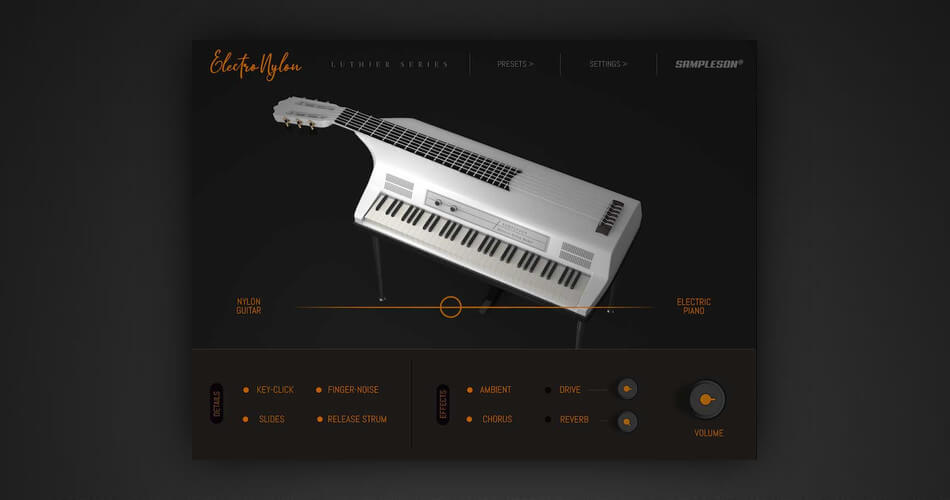 ElectryNylon virtual instrument by Sampleson on sale for $39 USD