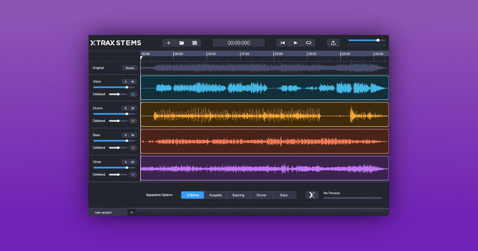 Save 20% on subscription to XTRAX STEMS audio separation software