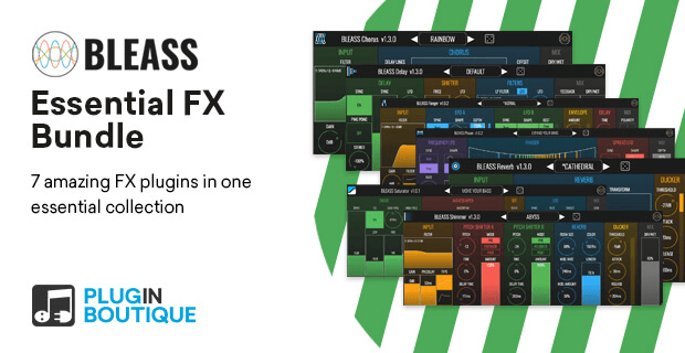7 effect plugins on sale for $69 USD