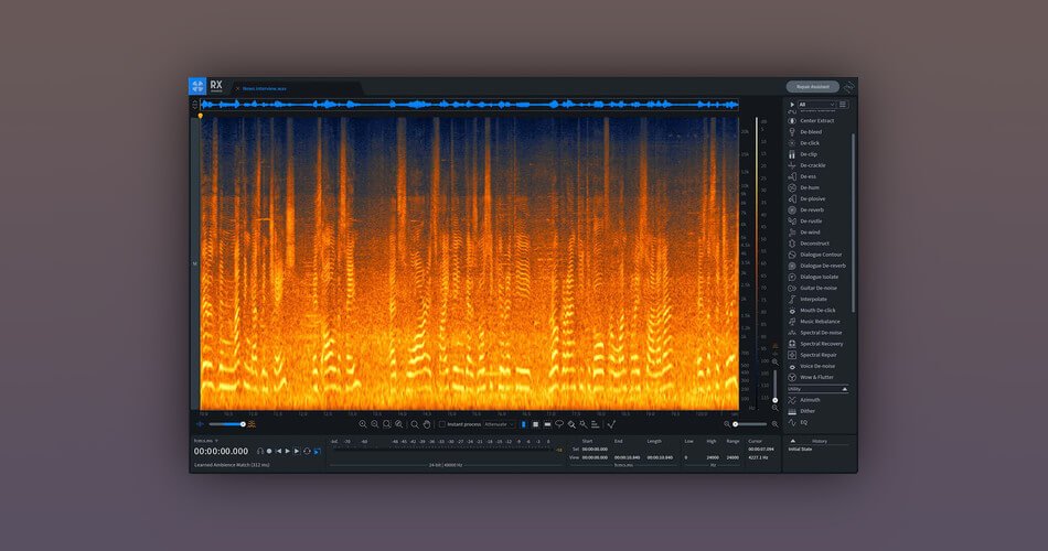 Save up to 75% on iZotope’s RX 9 audio repair suite
