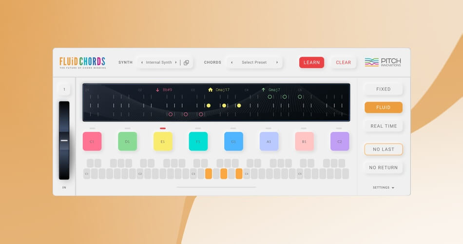 Fluid Chords chord bending plugin on sale for $49 USD