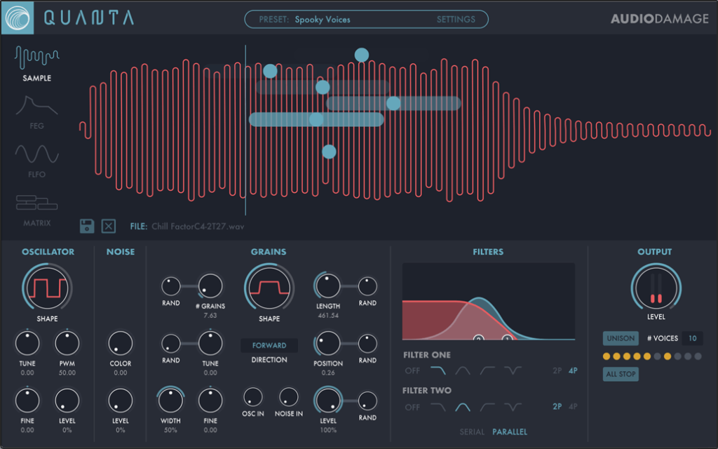 Save 20% on Quanta granular synthesizer by Audio Damage