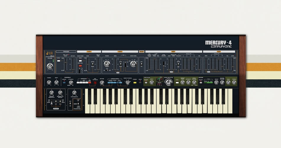 Cherry Audio updates Mercury-4 synthesizer plugin to v1.50