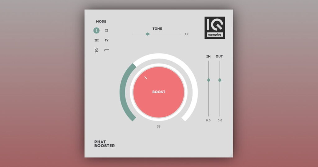 Phat Booster saturation plugin by IQ Samples on sale at 50% OFF