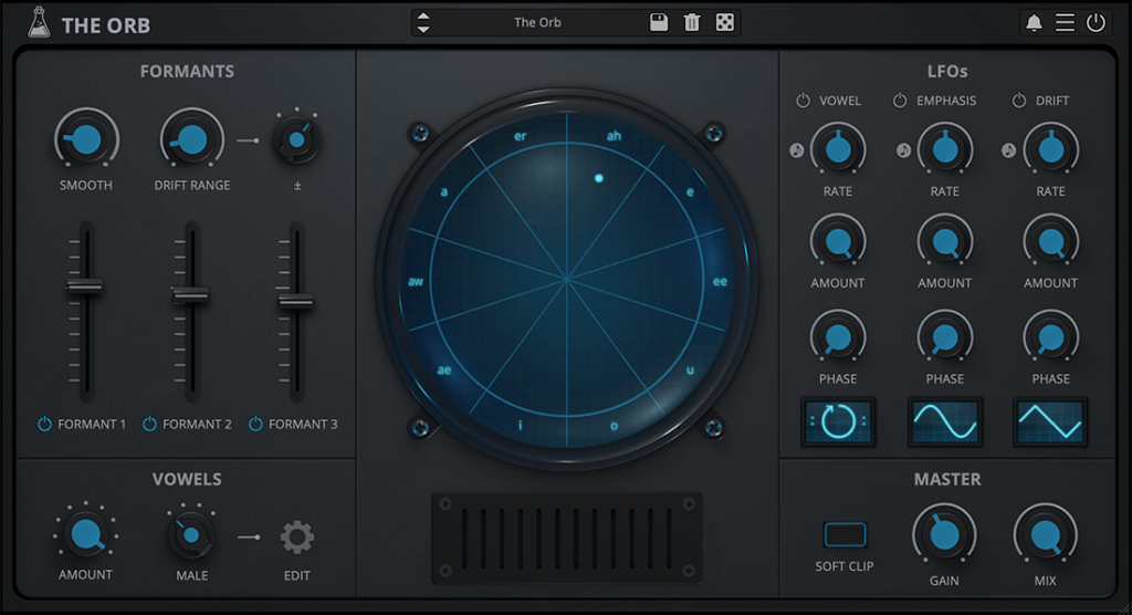 The Orb formant filter effect plugin by AudioThing on sale for $29 USD