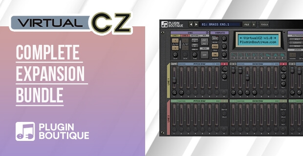 Save 70% on VirtualCZ Complete Expansion Bundle at Plugin Boutique