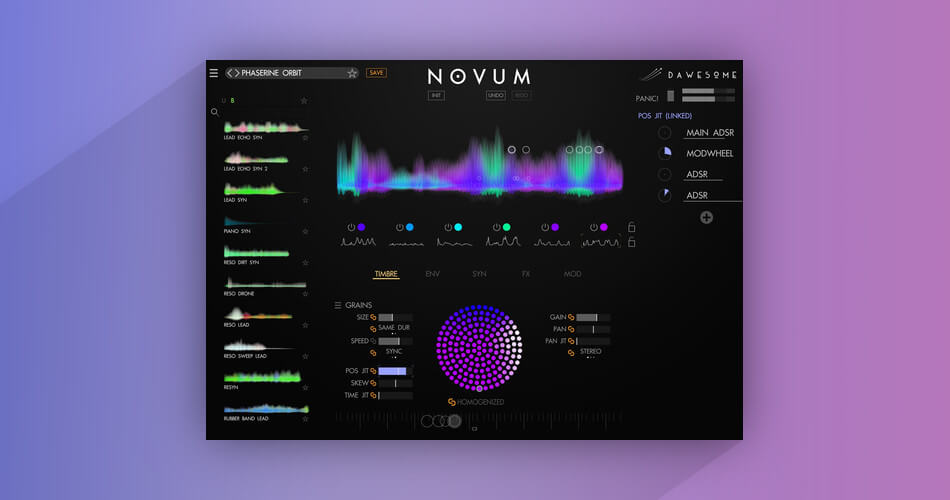 Save 30% on Novum creative sampler with granular synthesis