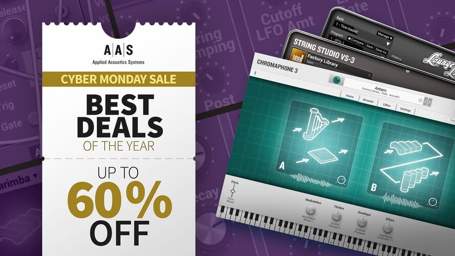 Up to 60% OFF plugins, sound packs and bundles