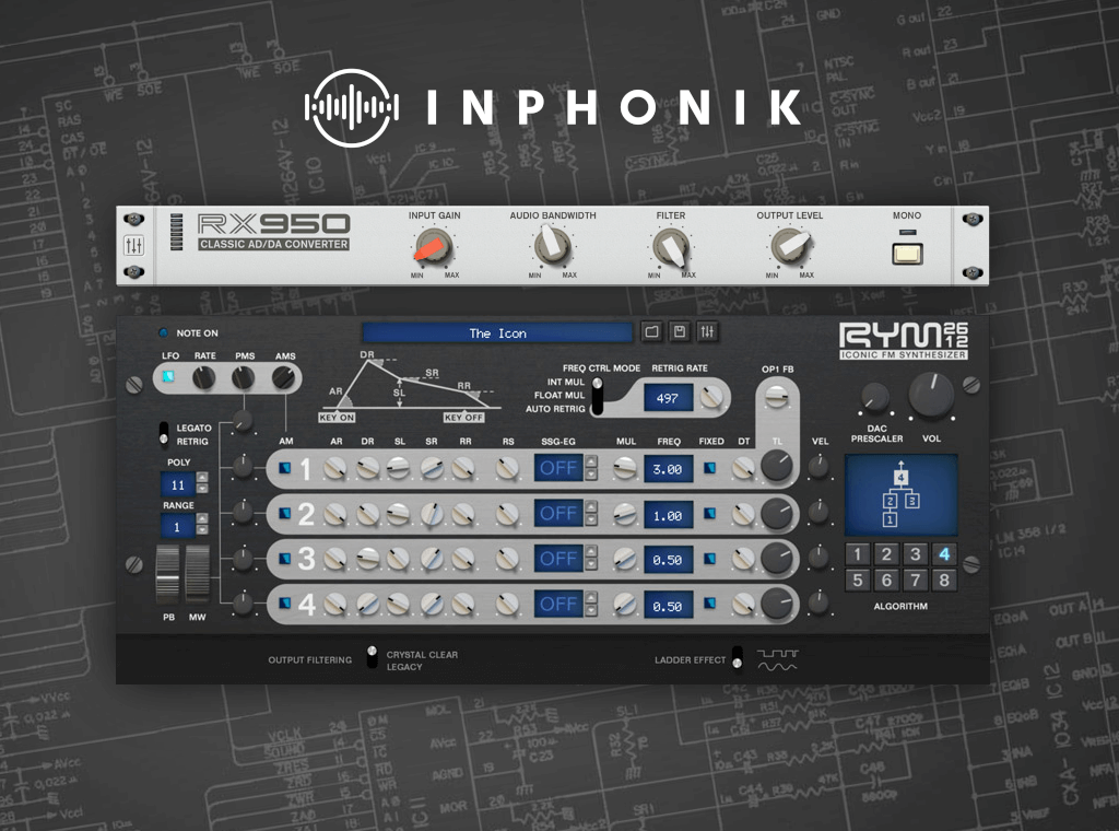 Save up to 70% on RYM2612 Iconic FM Synthesizer and RX950 Classic AD/DA Converter
