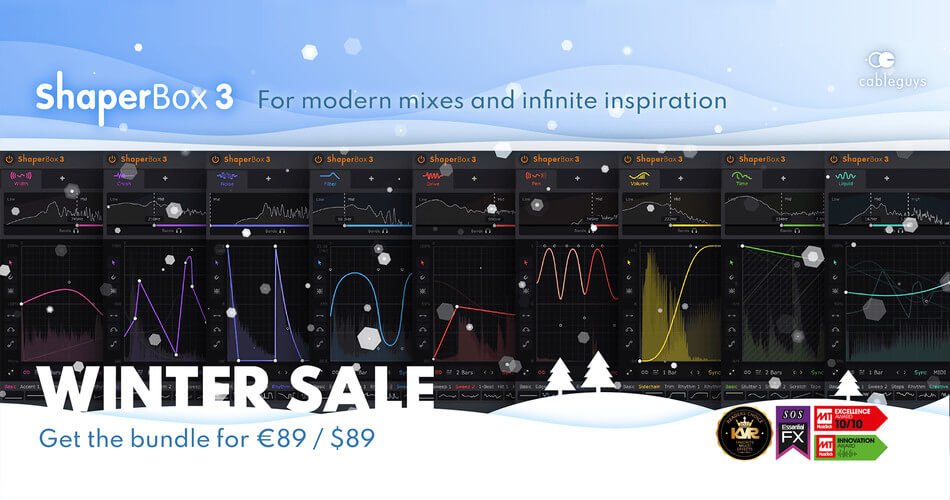 ShaperBox 3 bundle on sale for $89 USD