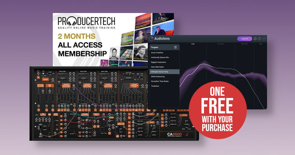 Audiolens, Producertech 2-Month All-Access & CA2600 Synth