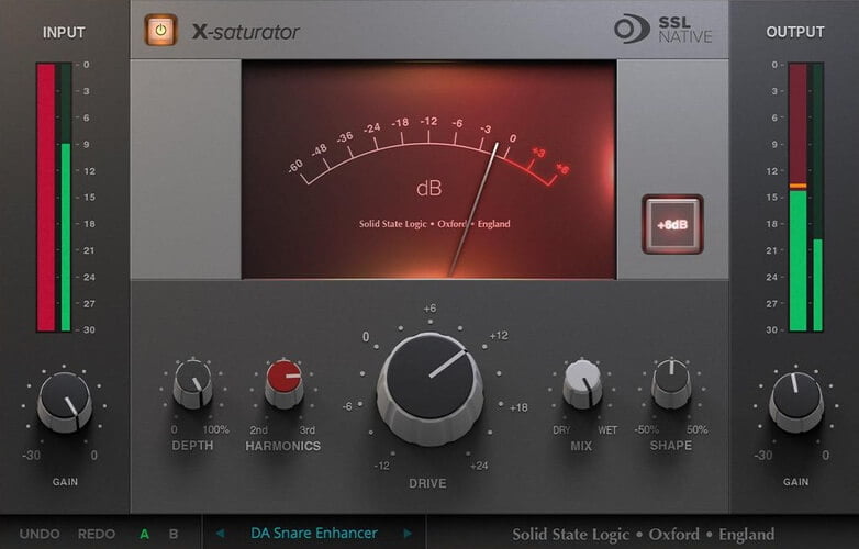 X-Saturator effect plugin by Solid State Logic on sale for $14.99 USD
