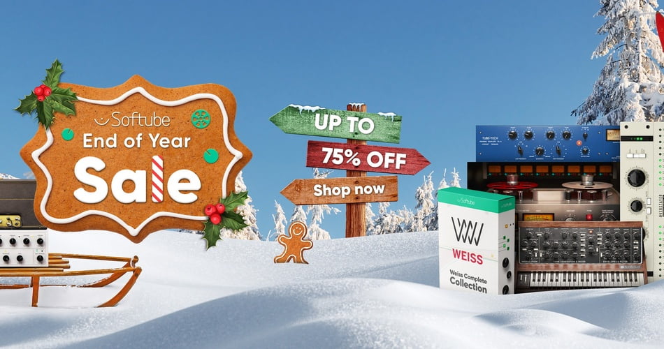Softube launches End of Year Sale with up to 75% OFF plugins